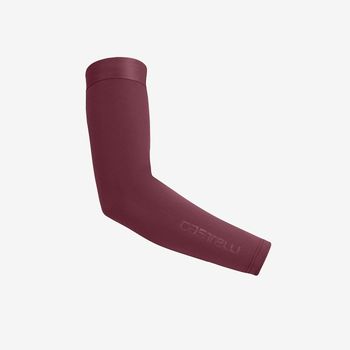 Castelli Espresso Arm Warmers Deep Bordeaux