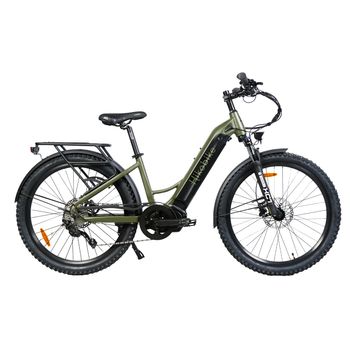 Hikobike Vibe Electric Bike 672wh Battery - Olive