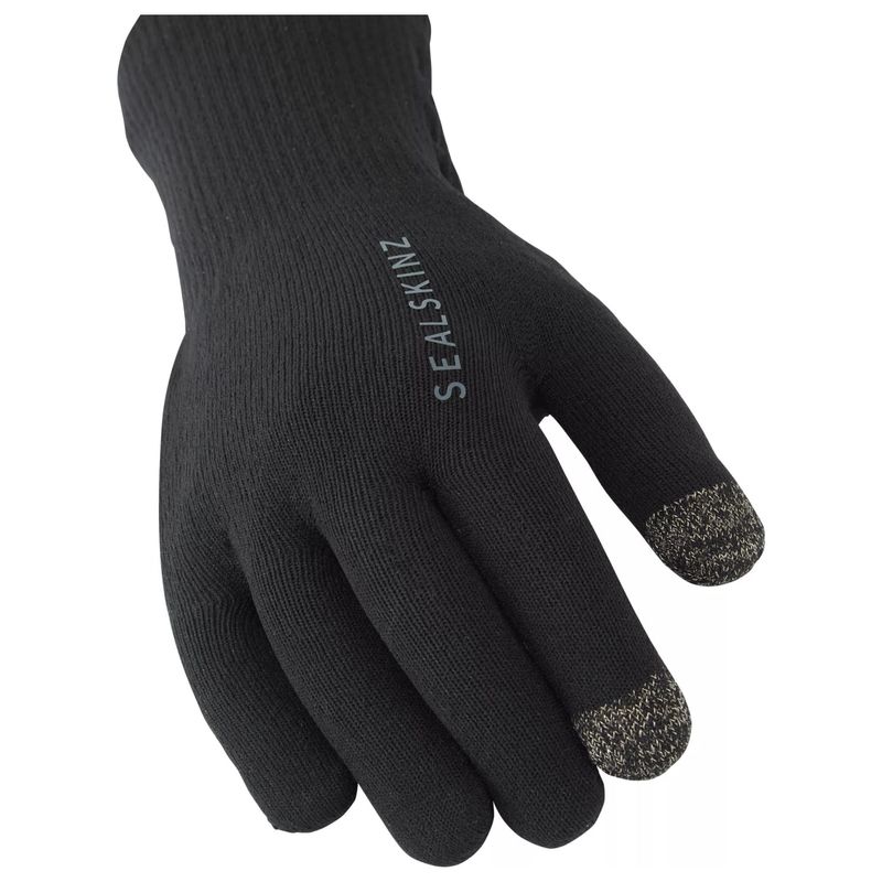 Sealskinz Anmer WP Ultra Grip Knitted Glove Black