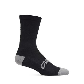 Giro Winter Merino Wool Socks Black/Grey