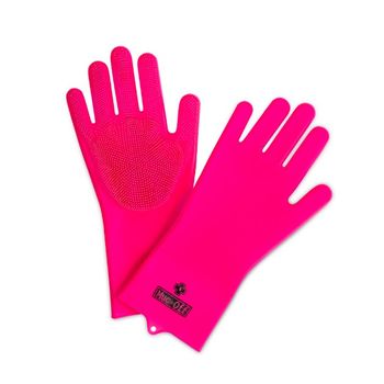Muc-Off Deep Scrubber Gloves Pink XL