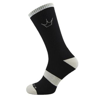 Peatys TwoTone Cuff Socks Sand