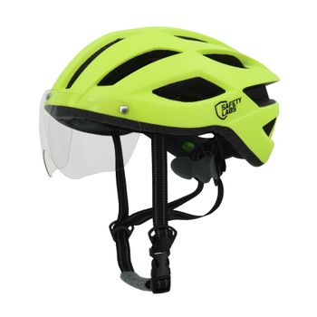 Safety Labs Expedo Light Helmet With Visor - Matt Neon Yellow