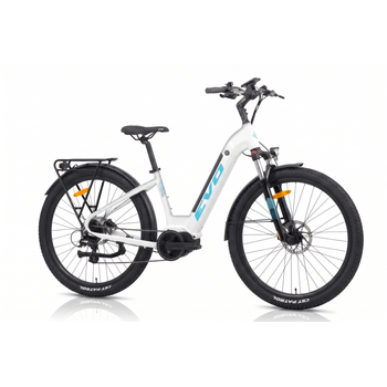 Evo Quest Electric Bike 504Wh Battery - White