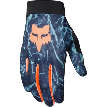 Fox Youth Ranger Gloves Image Print Arctic Blue