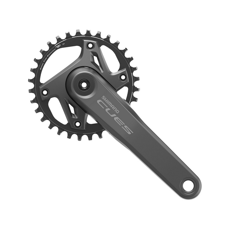 Shimano CUES FC-U6000 Crankset - 170mm 32T 96 BCD Hollowtech II Black 9/10/11 Speed