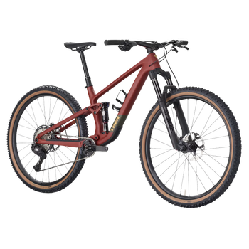 Trek Top Fuel 9.8 MTB - Matte Sedona Red/ Pennyflake
