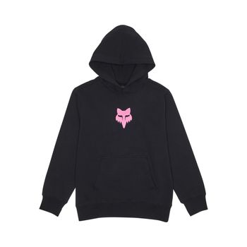 Fox Head Youth Fleece Pullover Black/Pink