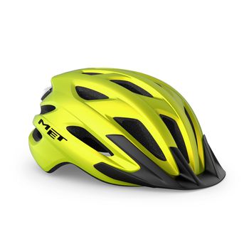 MET Crossover MIPS Helmet - Metallic Lime Yellow