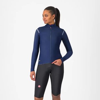 Castelli Womens Omloop Thermal DT Bib Shorts Black