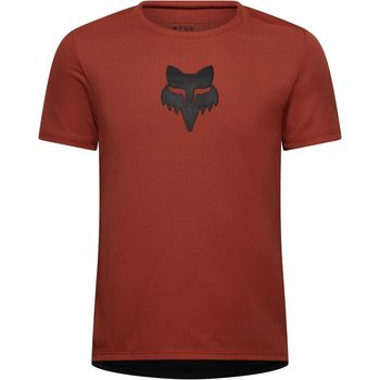 Fox Youth Ranger SS Jersey Fox Head Adobe Scarlet