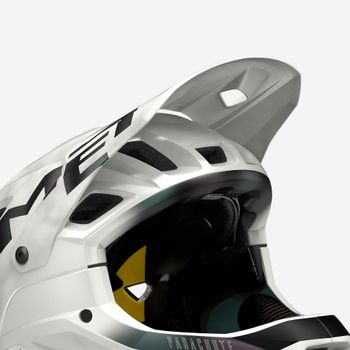 MET Parachute MCR Visor White Iridescent Matt