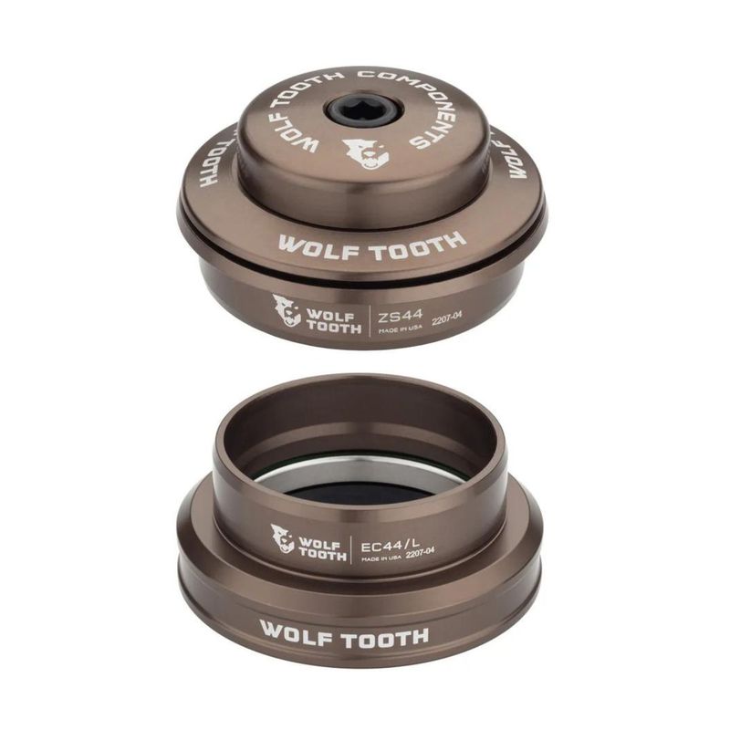 Cuffia Inferiore Wolf Tooth Performance EC44/40 – Serie EC44L-40-RSIL-B, Argento Grezzo