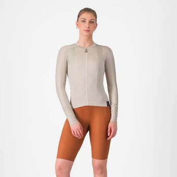 Castelli Womens Espresso DT Bib Shorts Mocha