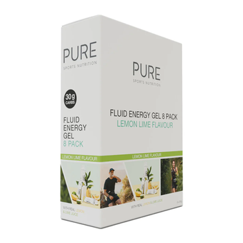 Pure Fluid Energy Gels Lemon & Lime (8 x 50g)