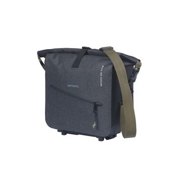 Basil - Navigator Medium Waterproof Bag 13L (MIK Studs) - Black