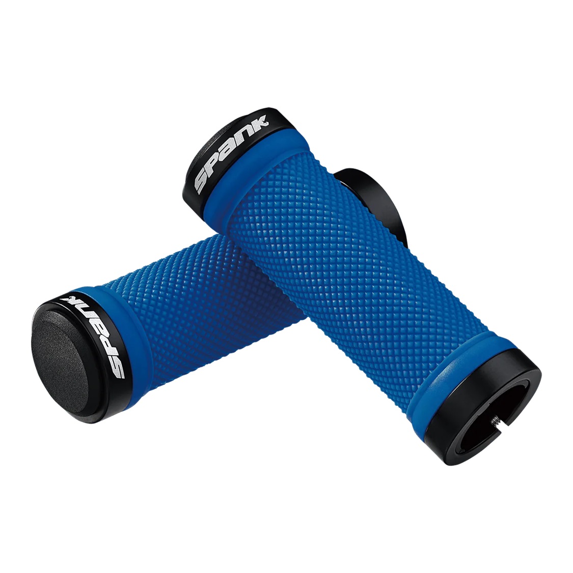 Impugnature Spank Spoon Grom Lock On Per Bici – Nere Con Morsetti Neri (Mountain Bike/Strada) - Foto 3