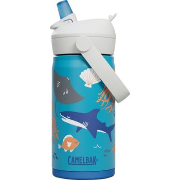 Camelbak Thrive Flip Straw Kids 12oz Bottle Insulated Stainless Steel Ocean