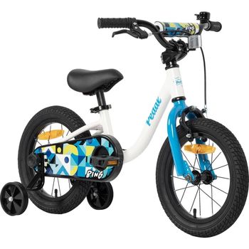 Pedal Bing 14 Alloy Girls Kids Bike - White/Blue