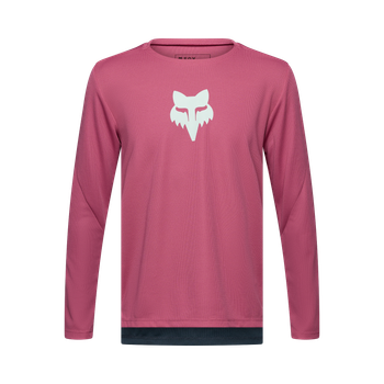 Fox Youth Ranger LS Jersey Fox Head Berry
