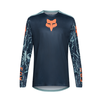Fox Youth Ranger LS Jersey Image Print Arctic Blue