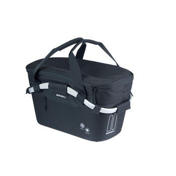 Basil Insulated Classic Carry All Cooler Rear Basket MIK 18L - Black