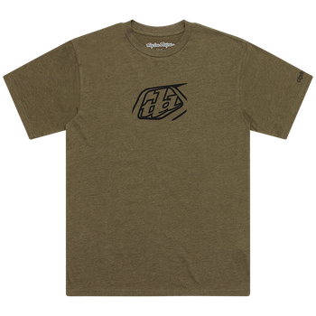Troy Lee Designs SS Tee - Badge Olive Heather
