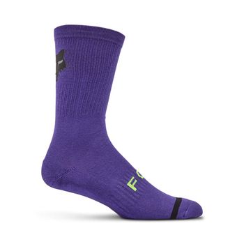 Fox 8in Defend Sock Lunar SE Grape