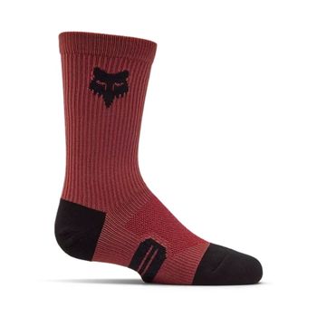 Fox Youth 6in Ranger Crew Sock Rust