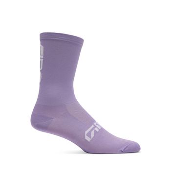 Giro Comp Racer High Rise 6in Socks Purple Haze