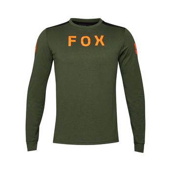 Fox Ranger DR Long Sleeve Jersey Aviation Dark Sage