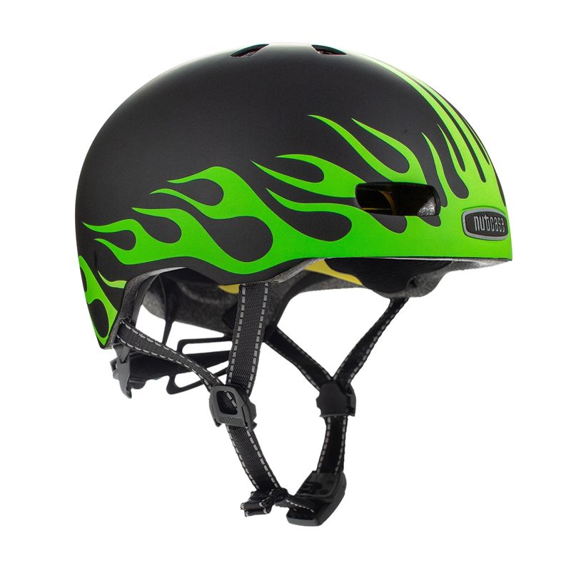 Nutcase Little Nutty Toddler's MIPS Helmet Burn Rubber