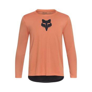 Fox Youth Ranger Long Sleeve Jersey - Fox Head Coral