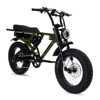 Fatboy Bikes Scrambler Electric Bike 1040Wh Battery - Jungle Green