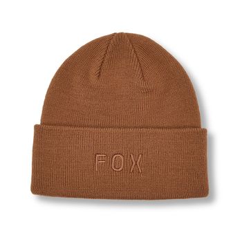 Fox Wordmark Beanie Walnut
