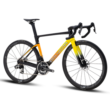 Polygon Helios A0 Red AXS 700C Road Bike - Rush Sunset