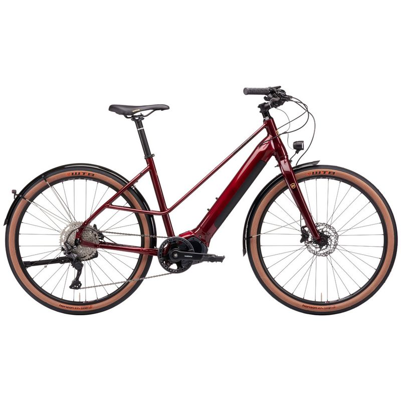 Kona eCoco DL Electric Bike 504Wh Battery Pinot Noir