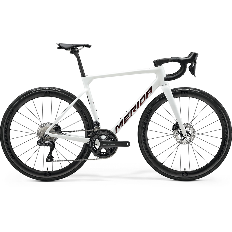 2026 Merida Scultura 8000 Carbon Road Bike - Matt White