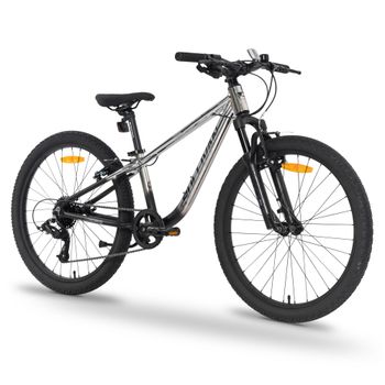 Sullivan Biomechanix Pro 24' 8-Speed Kids Bike - Electro Gun Metal