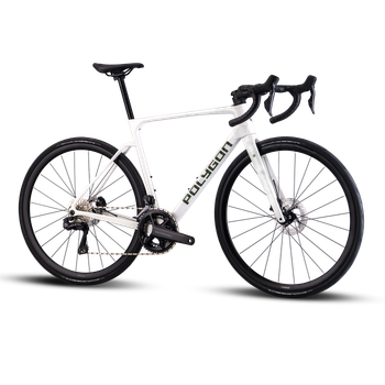 Polygon Strattos S8D Di2 700C Road Bike - White Gloss