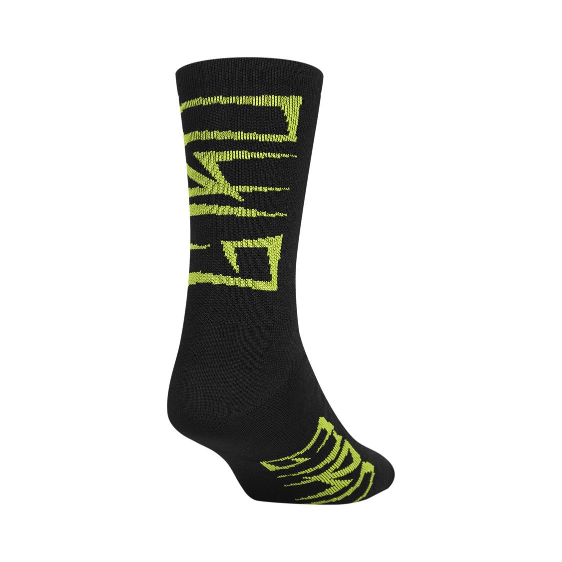 Giro Seasonal Merino Wool Socks Lime Breakdown