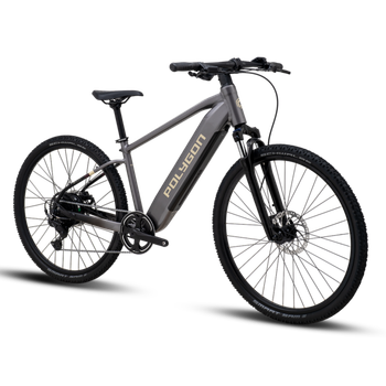 Polygon Kalosi Miles Electric Bike 520Wh Battery - Charcoal