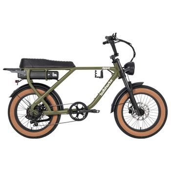 Bullsharke Snack Electric Bike 1040Wh Battery - Olive Green