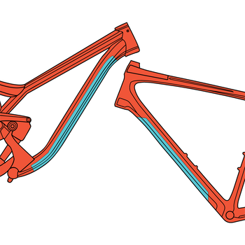 RideWrap Essential Protection Downtube