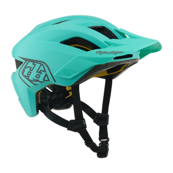Troy Lee Designs Youth Flowline AS Helmet Charcoal/Teal