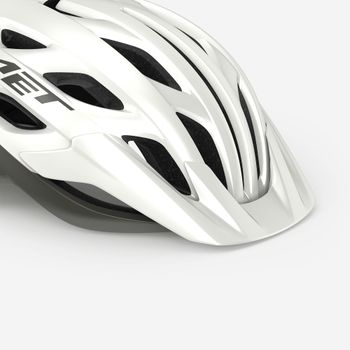 MET Veleno Visor White Gray Matt