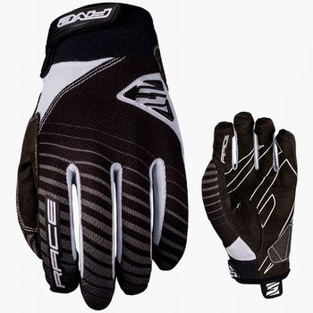 Five Race BMX Gloves Black/White