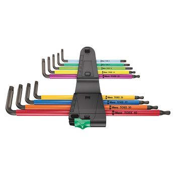Wera 967/9 TORX XL Multicolour L-key Set